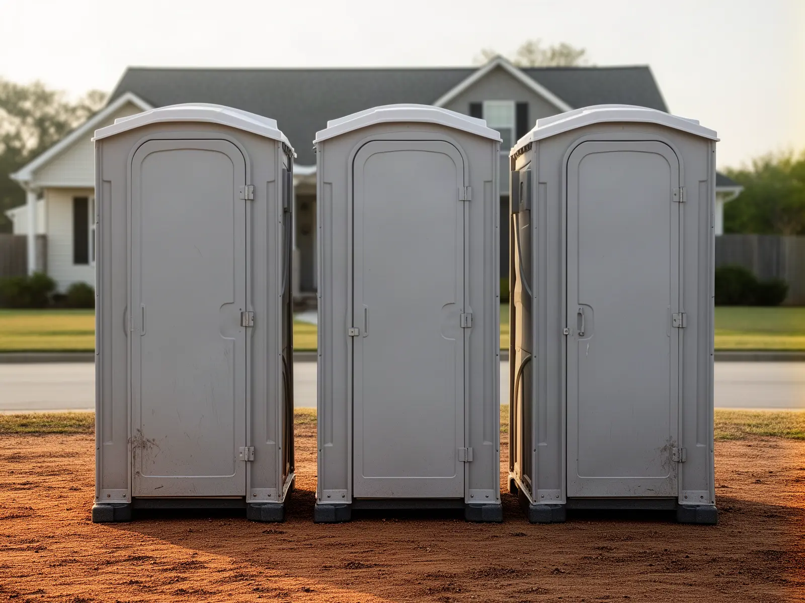 Clean porta potty unit from K & S Porta Potties in Lutz, FL